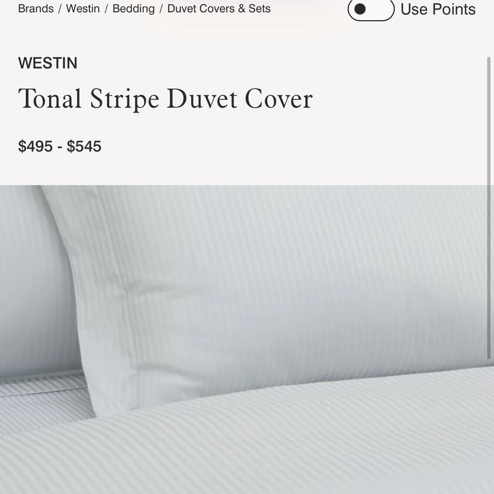 Luxury White Duvet Cover